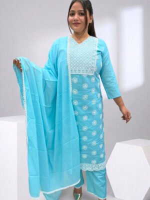 Sky Blue Kurta Set