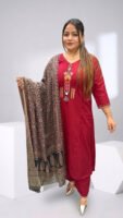 Red Kurta Set