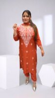 Orange Kurta Set