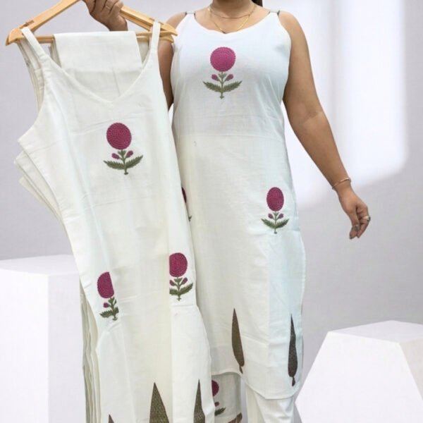 White Kurti